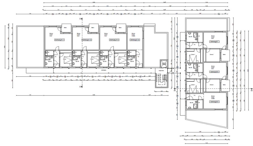 Etagenwohnung Bebra - 2 Zimmer, 67 m&sup2;, 525&euro; | Angebot:24769580