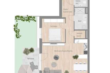 Wohnung Besigheim - 2.5 Zimmer, 78 m&sup2;, 1.050&euro; | Angebot:27071259