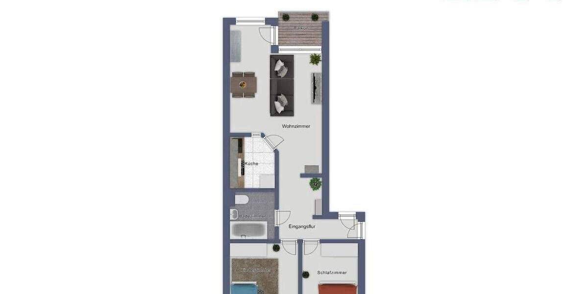 Etagenwohnung Ronnenberg - 3 Zimmer, 76 m&sup2;, 730&euro; | Angebot:23884804