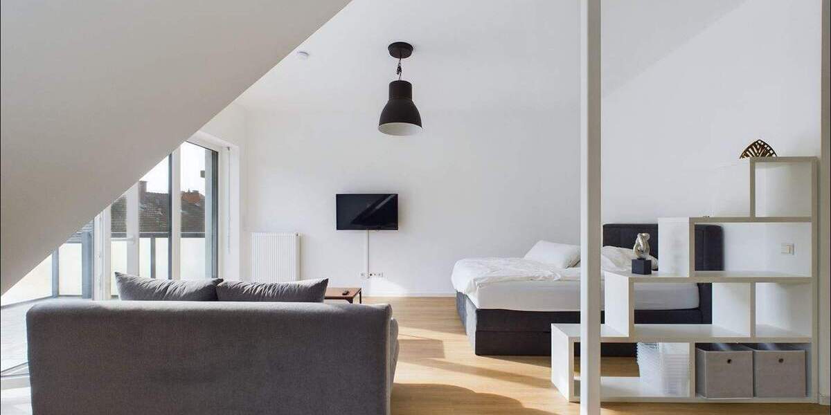 Möbliertes Dachgeschossstudio in zentraler Lage in Aschaffenburg 1 zimmer