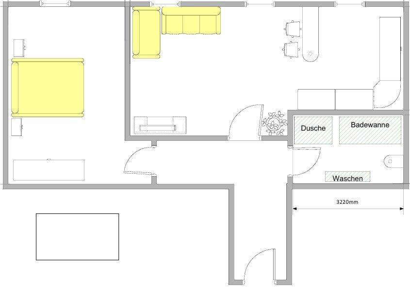Dachgeschoßwohnung Aue-Bad Schlema Bad Schlema - 2 Zimmer, 58 m&sup2;, 495&euro; | Angebot:26614615