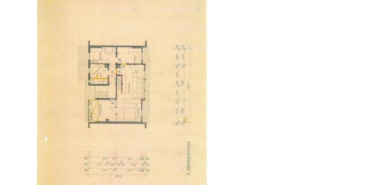 Dachgeschoßwohnung Pforzheim Weststadt - 2 Zimmer, 98 m&sup2;, 850&euro; | Angebot:26603036
