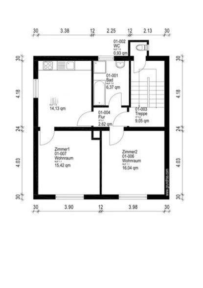 Etagenwohnung Vöhringen - 2 Zimmer, 65 m&sup2;, 850&euro; | Angebot:26166182