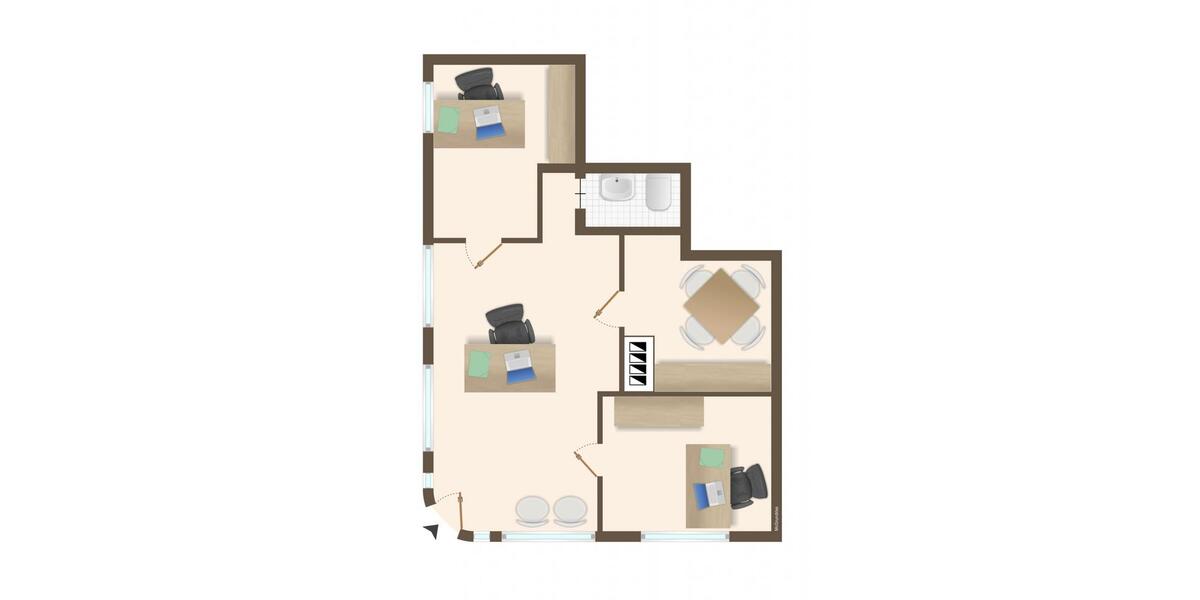 moderne Büro- und Praxisfläche im Zentrum von Vetschau zimmer
