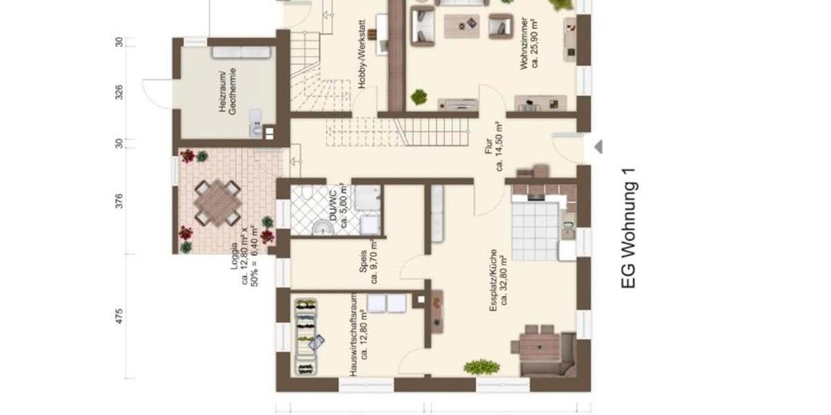 Doppelhaushälfte Simbach am Inn - 5 Zimmer, 190 m&sup2;, 1.150&euro; | Angebot:24743705