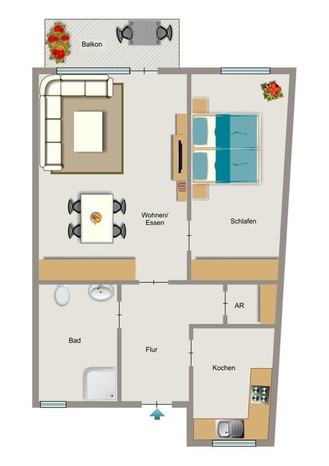 Im besten Alter eine Wohnung bei VIVAWEST - Wohnen ab 60. zimmer