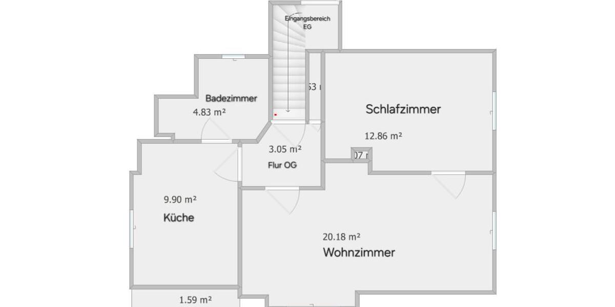 Dachgeschoßwohnung Stuhr - 2 Zimmer, 54 m&sup2;, 670&euro; | Angebot:25794511