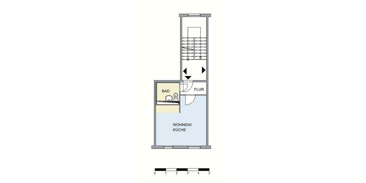 Etagenwohnung Neubrandenburg Datzeberg - 1 Zimmer, 26 m&sup2;, 138&euro; | Angebot:26278031
