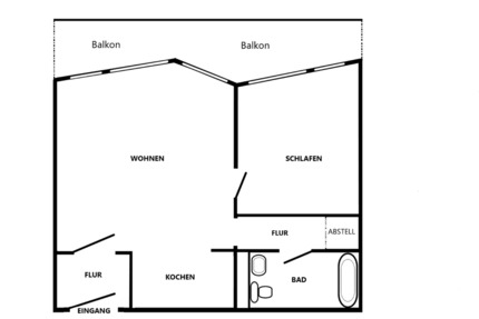 Helle Wohnung in Herdecke für Jung und Alt zimmer