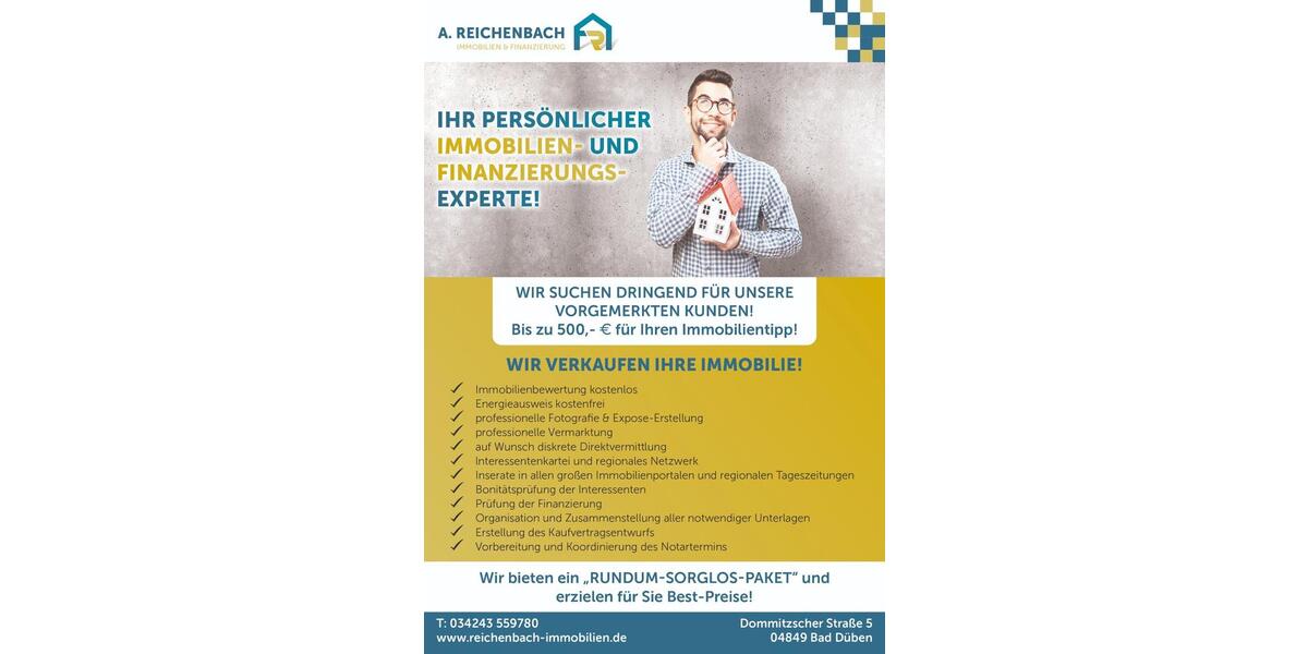 Etagenwohnung Bad Düben - 4 Zimmer, 109 m&sup2;, 1.155&euro; | Angebot:23844967