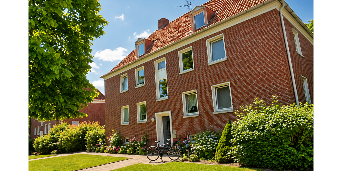 Etagenwohnung Norden - 2 Zimmer, 50 m&sup2;, 450&euro; | Angebot:26517079