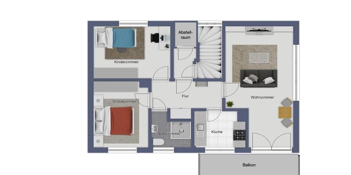 Etagenwohnung Baesweiler - 1 Zimmer, 73 m&sup2;, 555&euro; | Angebot:26003654
