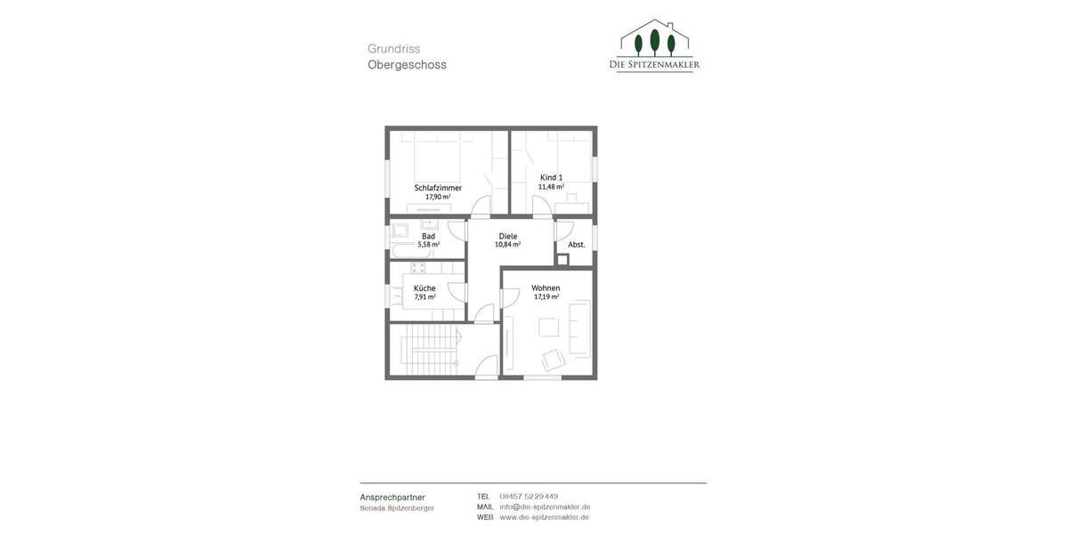 Etagenwohnung Baar-Ebenhausen Ebenhausen - 3 Zimmer, 74 m&sup2;, 1.050&euro; | Angebot:25886322