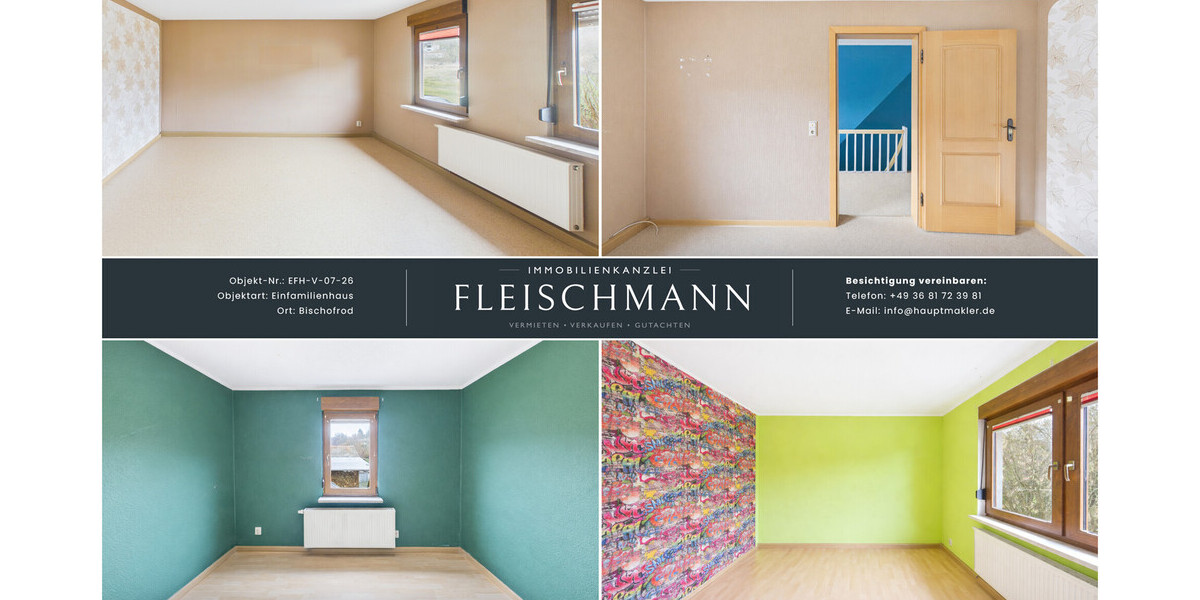 Großzügiges Wohnhaus mit viel Platz & Entwicklungsmöglichkeiten zur Miete - Einfamilienhaus Bischofrod | Angebot:26530295