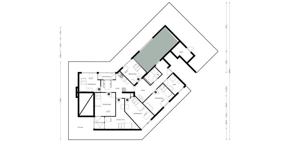 Einfamilienhaus Frankfurt am Main Bonames - 8 Zimmer, 62 m&sup2;, 500&euro; | Angebot:23175666