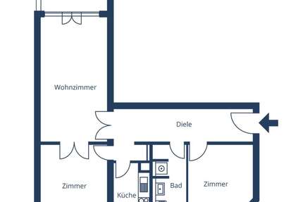 Wohnung Kleinmachnow - 3 Zimmer, 81 m&sup2;, 1.256&euro; | Angebot:25211828