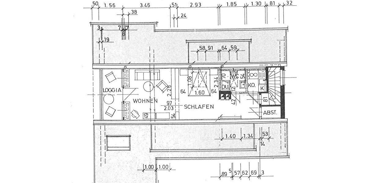 Dachgeschoßwohnung Bad Salzuflen - 1.5 Zimmer, 25 m&sup2;, 450&euro; | Angebot:26639525