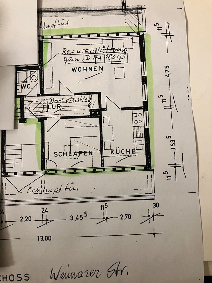 2 ZKB-Wohnung zimmer