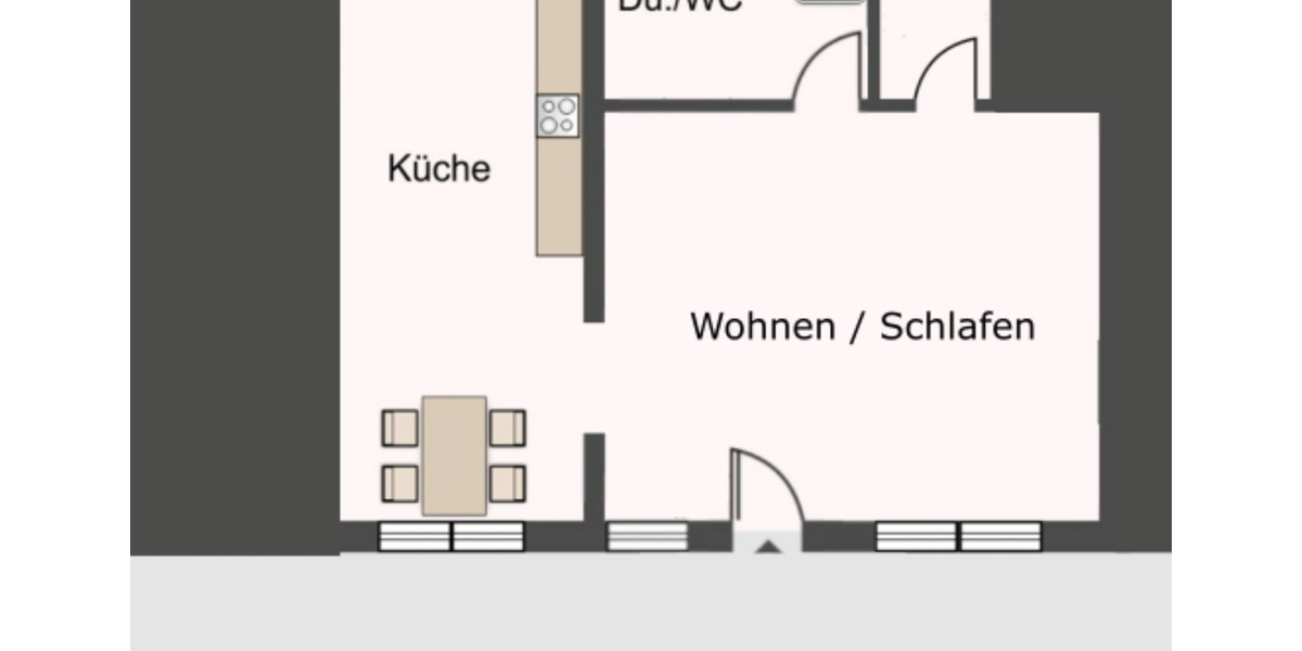 Gemütliches 1-Zimmer-Apartment im Herzen von Engelstadt 1 zimmer