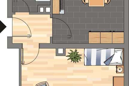 Wohnung Neustadt an der Weinstraße - 1 Zimmer, 48 m&sup2;, 549&euro; | Angebot:27250782