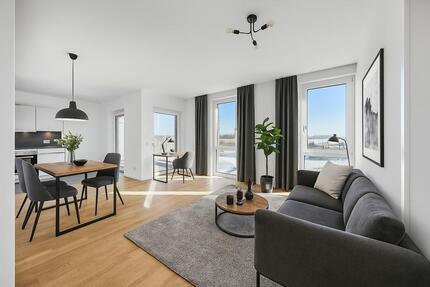 Wohnverknallt? Wird man bei AMALIE: 2 Zimmer mit Loggia & Wow-Faktor.
