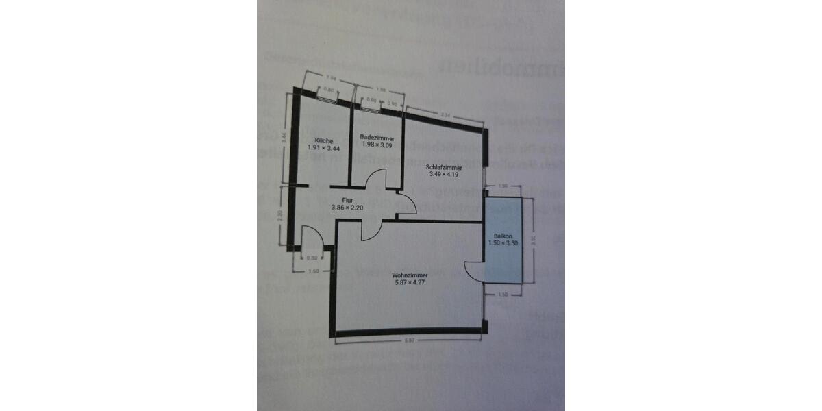 Etagenwohnung Berlin Spandau - 2 Zimmer, 60 m&sup2;, 1.000&euro; | Angebot:26702196