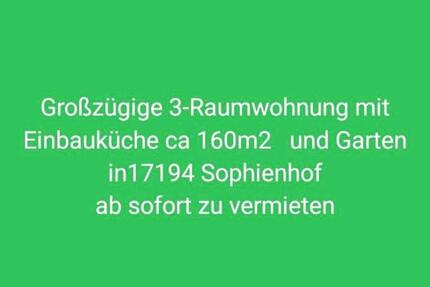 Wohnung Waren (Müritz) - 3 Zimmer, 160 m&sup2;, 720&euro; | Angebot:25988395