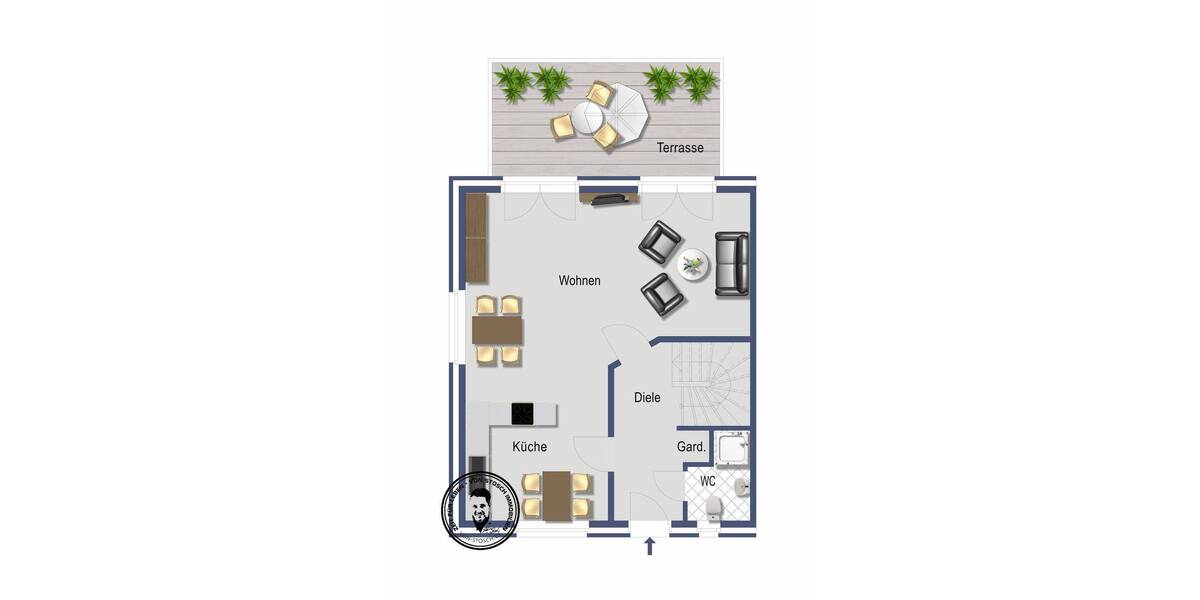 Doppelhaushälfte Halstenbek - 5 Zimmer, 142 m&sup2;, 1.680&euro; | Angebot:26117701