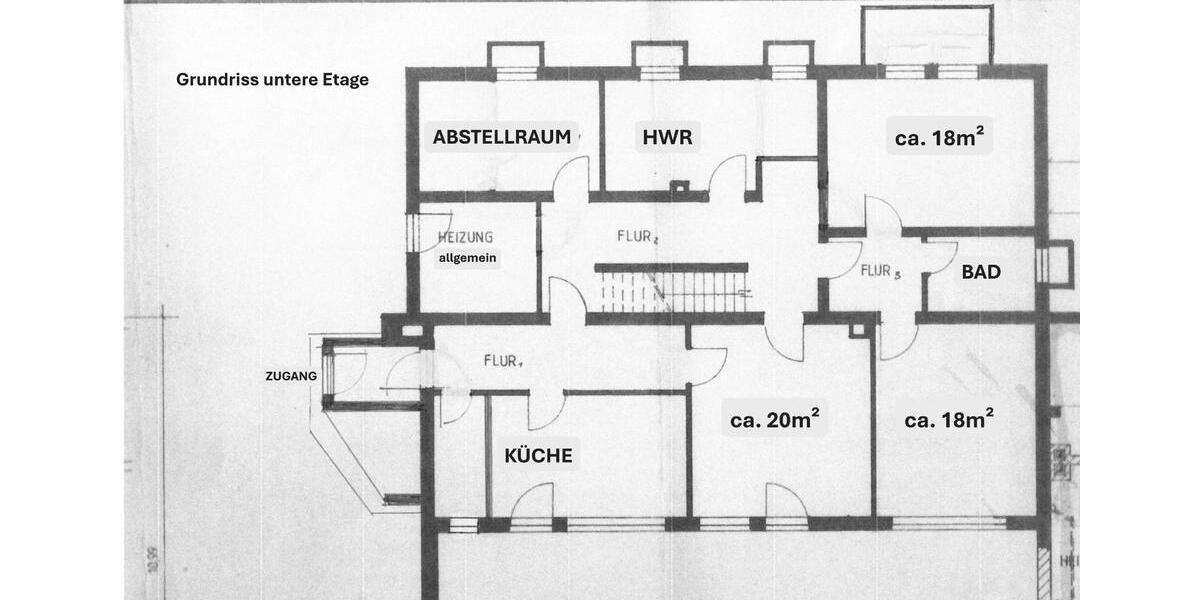 Wohn-Wohn- oder Wohn-Arbeits-Kombination zimmer