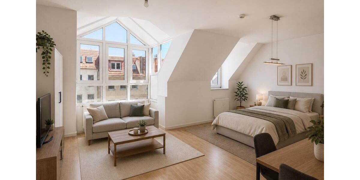 Dachgeschoßwohnung Eschwege - 1 Zimmer, 34 m&sup2;, 340&euro; | Angebot:26265664