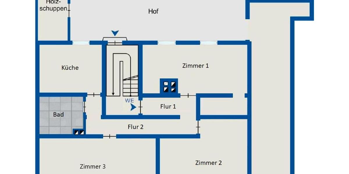 Erdgeschoßwohnung Traunstein - 3.5 Zimmer, 118 m&sup2;, 1.450&euro; | Angebot:24649673