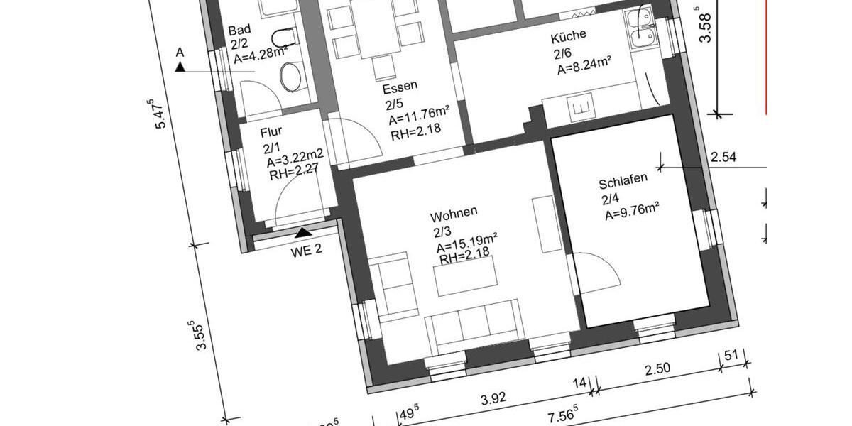 Erdgeschoßwohnung Dresden Loschwitz - 2 Zimmer, 57 m&sup2;, 730&euro; | Angebot:25879190