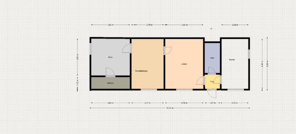 Etagenwohnung Neustadt an der Weinstraße - 3 Zimmer, 69 m&sup2;, 680&euro; | Angebot:26564429