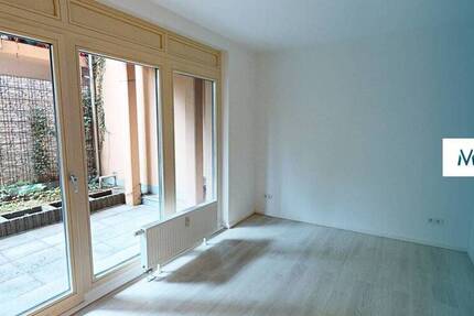 ** Moderne 2-Zimmer-Erdgeschoßwohnung mit Terrasse und EBK in Dresden, Pieschen! **