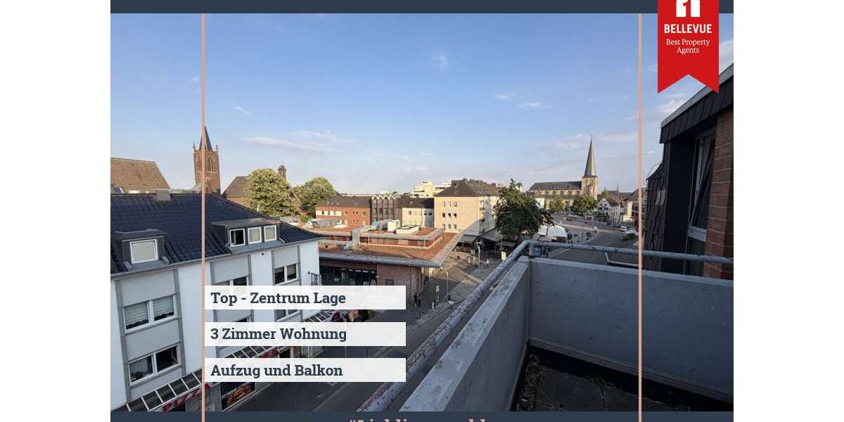 Etagenwohnung Mönchengladbach Gladbach - 3 Zimmer, 90 m&sup2;, 980&euro; | Angebot:26985959