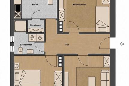 Wohnung Nordenham - 3 Zimmer, 67 m&sup2;, 650&euro; | Angebot:26596359