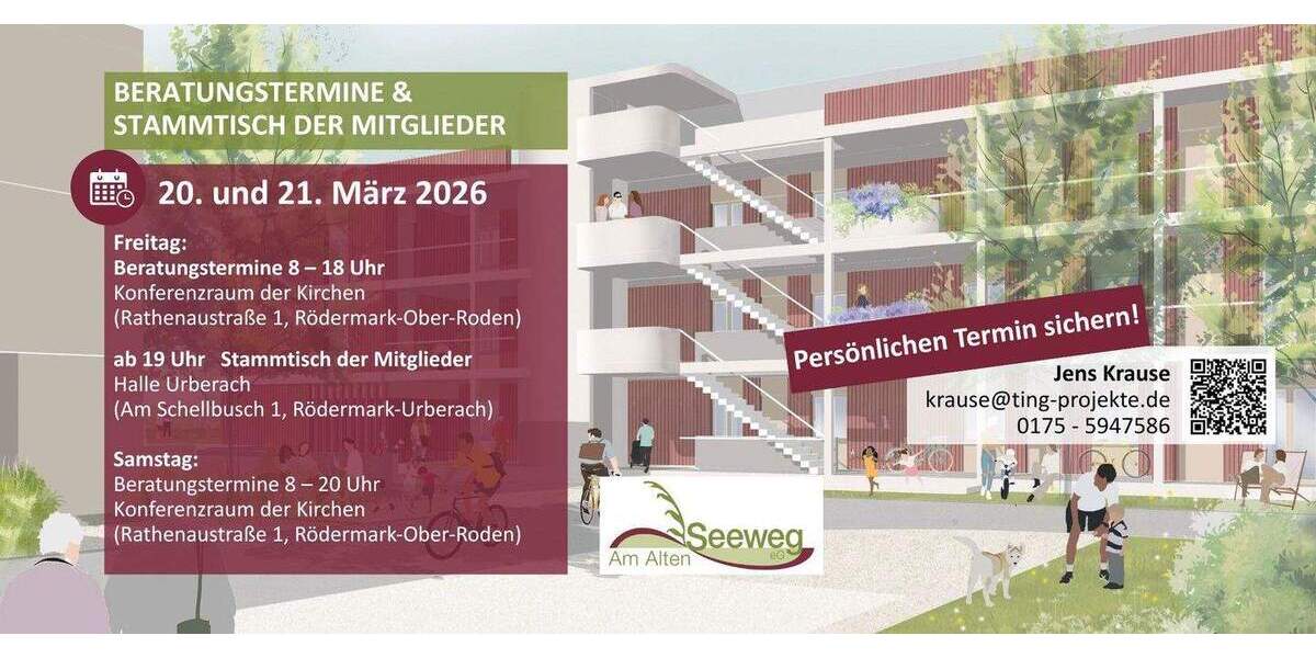 Etagenwohnung Rödermark Ober-Roden - 3 Zimmer, 74 m&sup2;, 540&euro; | Angebot:25430812