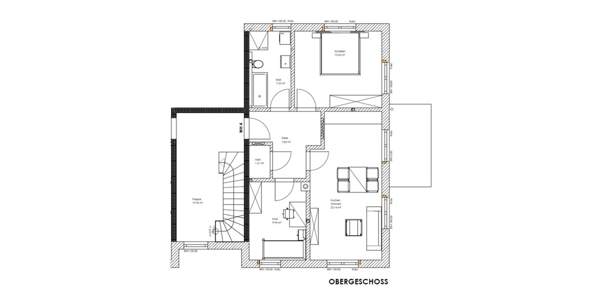 Etagenwohnung Außernzell - 3 Zimmer, 75 m&sup2;, 850&euro; | Angebot:24582490