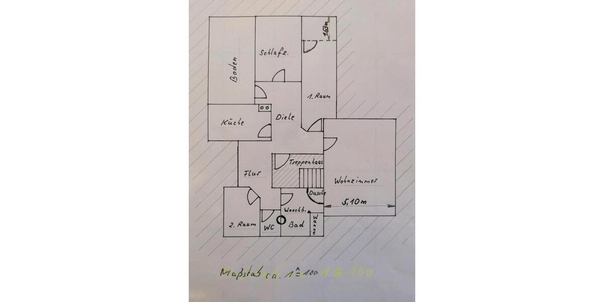 ⭐ 107qm für 1.135€ (inkl. Wasser, Strom, Heizung) ⭐ 4 zimmer