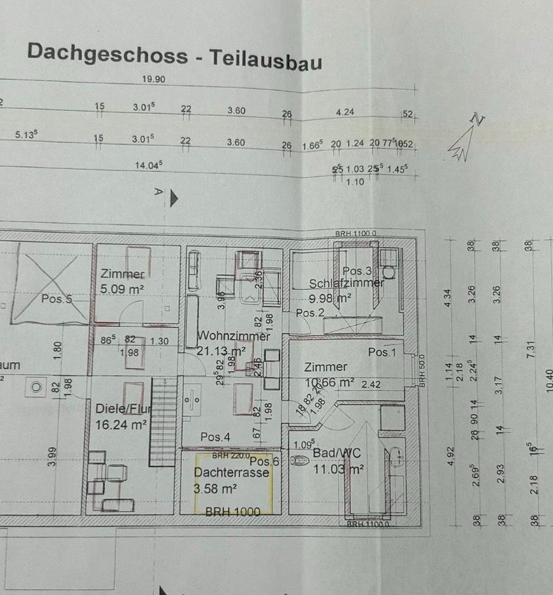 Helle 3-Raum-Wohnung mit Dachterrasse in Vahldorf – neue EBK