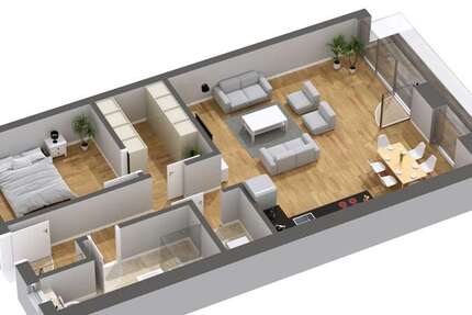 Wohnung Bienenbüttel - 2 Zimmer, 67 m&sup2;, 730&euro; | Angebot:25908119