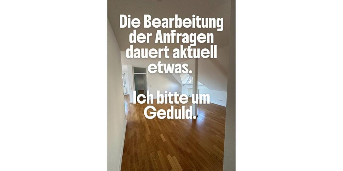 Dachgeschosswohnung ideal für Singles 1 zimmer