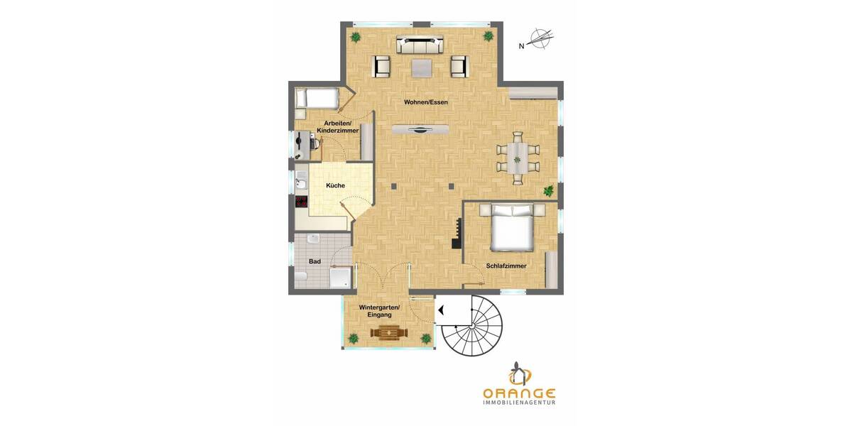 Etagenwohnung Saal an der Donau Saal - 2 Zimmer, 99 m&sup2;, 790&euro; | Angebot:26402088