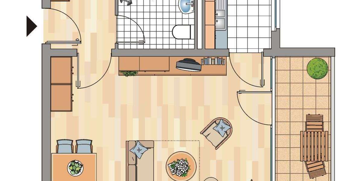 Etagenwohnung Bonn Medinghoven - 1 Zimmer, 44 m&sup2;, 481&euro; | Angebot:26827428