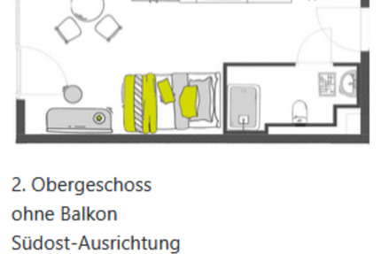 Wohnung Aachen Aachen-Mitte - 1 Zimmer, 22 m&sup2;, 484&euro; | Angebot:25393025