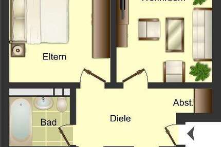 Wohnung Grevenbroich - 3 Zimmer, 69 m&sup2;, 670&euro; | Angebot:26750254