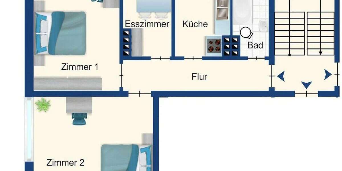 Zimmer Kiel Gaarden-Ost - 2 Zimmer, 1.650&euro; | Angebot:23542254