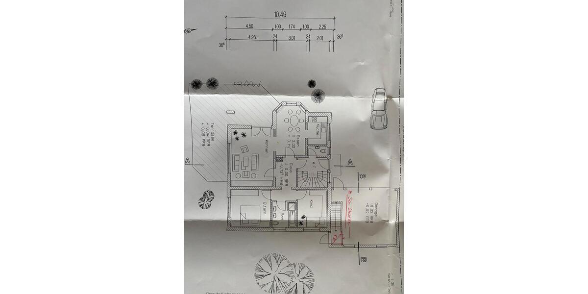 Erdgeschoßwohnung Finningen - 4 Zimmer, 130 m&sup2;, 1.300&euro; | Angebot:24730814