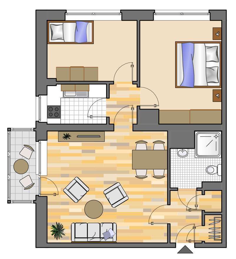 Wohnung zum Mieten in Dorsten 629 € 69.32 m²