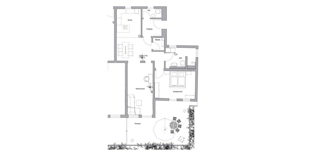 Etagenwohnung Weikersheim Schäftersheim - 2 Zimmer, 107 m&sup2;, 950&euro; | Angebot:26656948